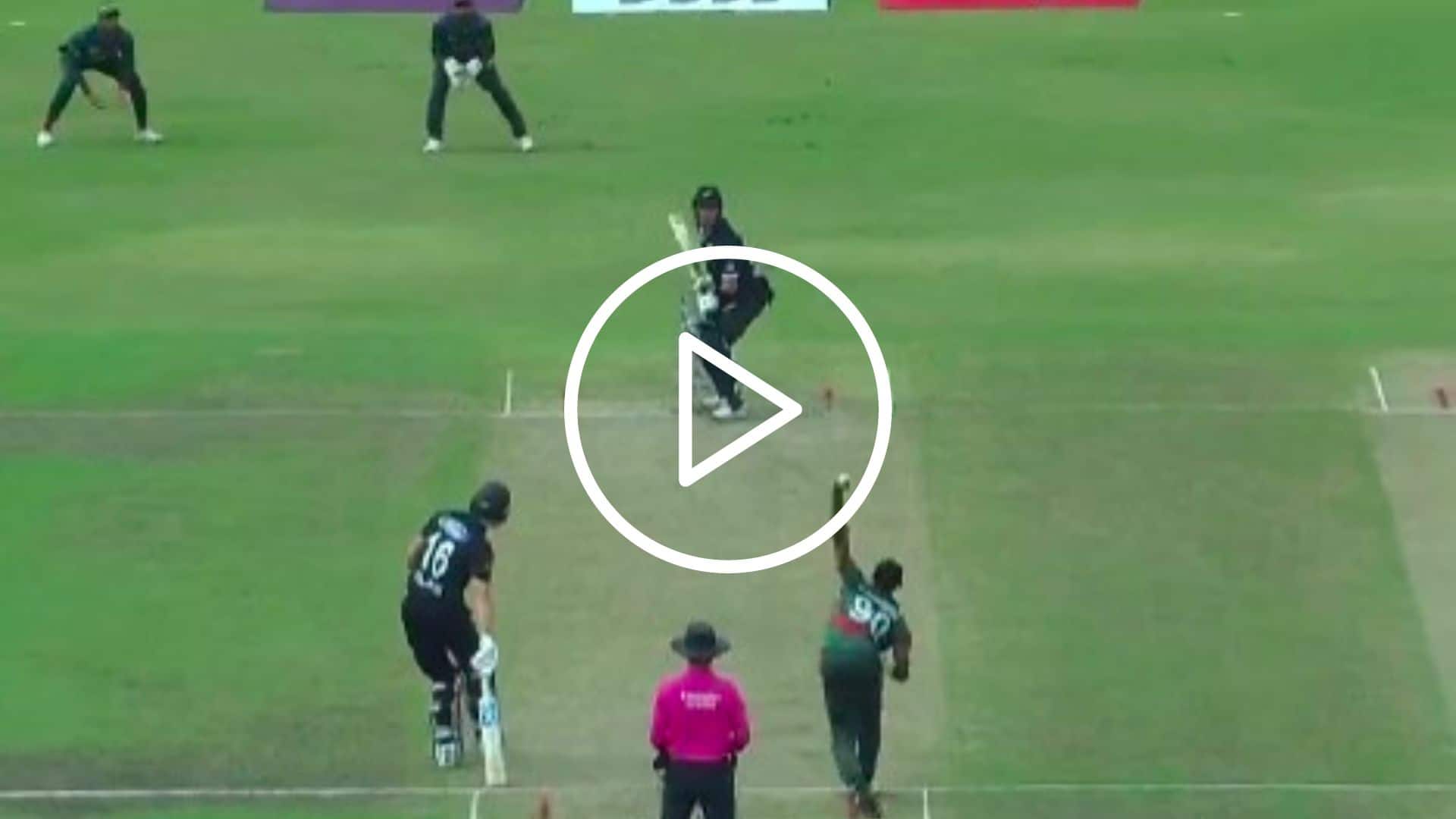 [Watch] Mustafizur Rahman Strikes Twice With Two Similar Jaffas in 2nd ODI